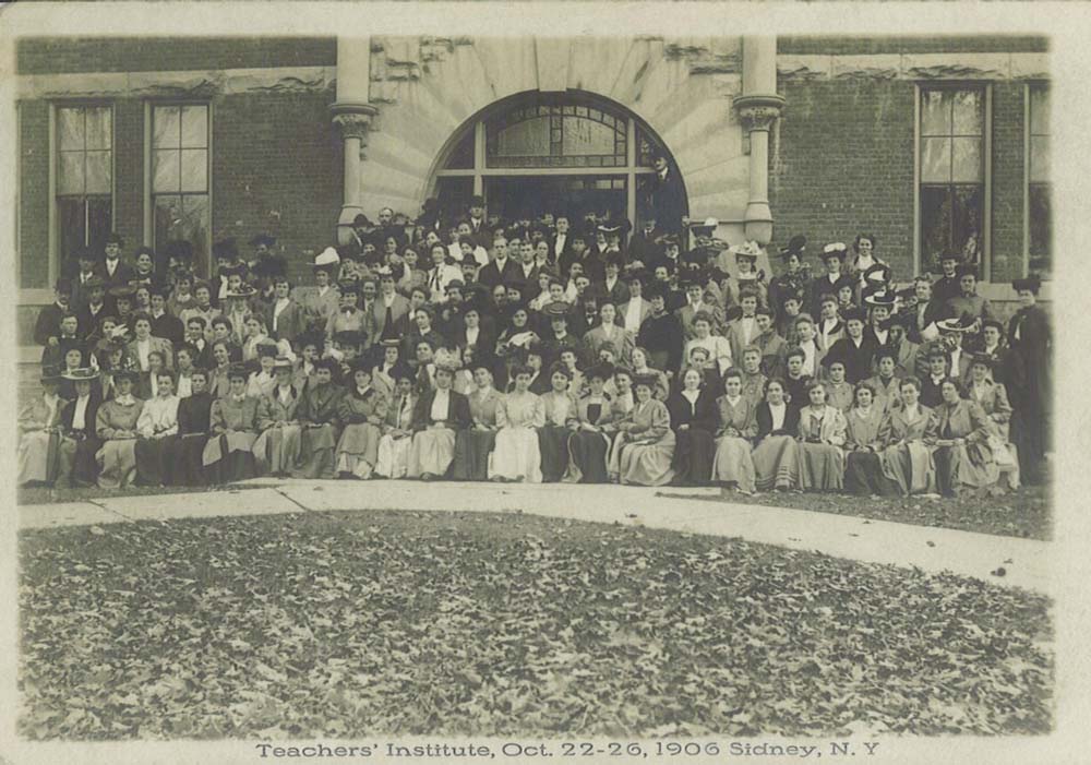 Teachers Institute, Sidney, NY 1906