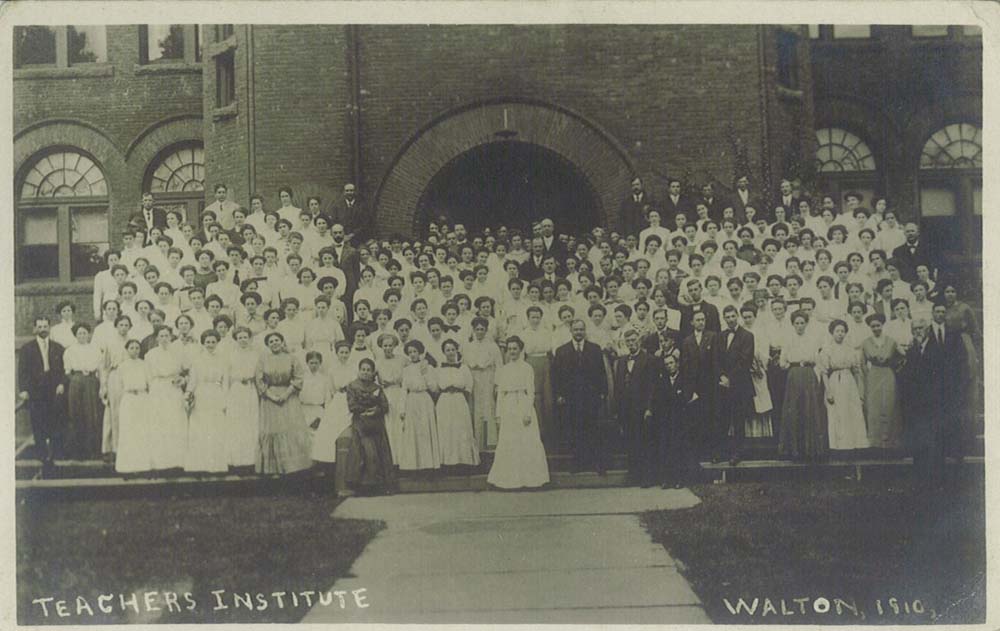 Teachers Institute, Walton, NY - 1910