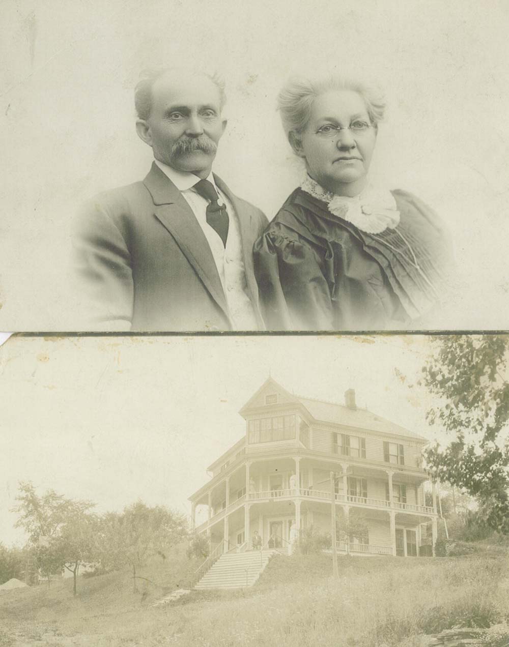 W.A. Noble and wife
