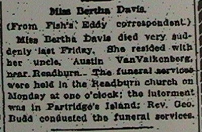 Obituary for Bertha Davis
