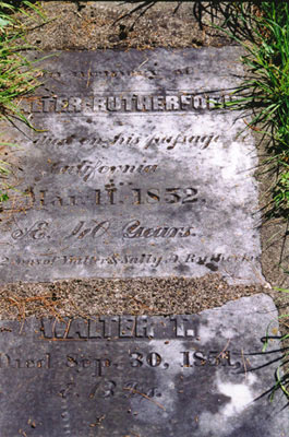 Died on passage to California