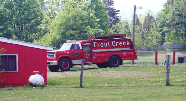 Trout Creek Firetruck