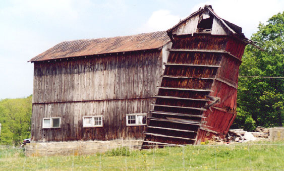Old Barn and Silo, Franklin-Walton Rd Rt 21