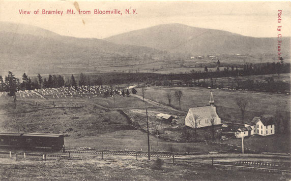 View of Bramley Mt. from Bloomville, N.Y.