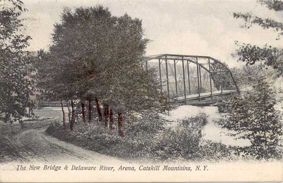 Arena, New Bridge and Delaware River 1910