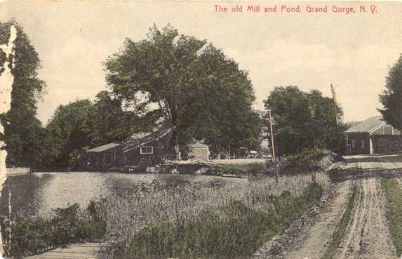 Grand Gorge, The old Mill and Pond