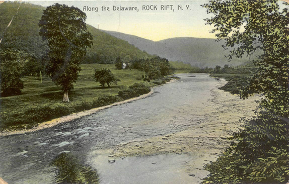 Along the Delaware River, Rock Rift, N.Y.